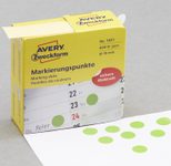 AVERY Zweckform Klebepunkte Ø 10,0 mm grün