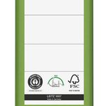 LEITZ Ordner Rückenbreite 8 cm DIN A4 Karton hellgrün