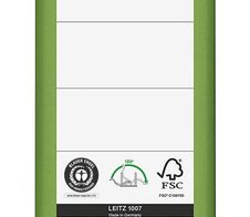LEITZ Ordner Rückenbreite 8 cm DIN A4 Karton hellgrün