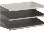 DURABLE Sortierstation DIN A4 quer 3-Fach  grau