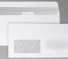 ÖKI Briefumschläge DIN lang mit Fenster haftklebend