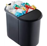 helit Mülltrenner 20,0 + 9,0 l schwarz