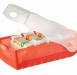 HAN Croco Karteikasten A7 900 Karteikarten rot