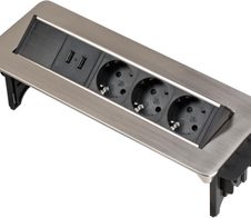 brennenstuhl Tischsteckdose Indesk Power 2 m