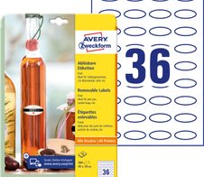 AVERY Zweckform Etiketten 5086 weiß 40,0 x 20,0 mm