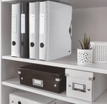 LEITZ Ordner Rückenbreite 6.5 cm DIN A4 Kunststoff weiß