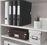 LEITZ Ordner Rückenbreite 6.5 cm DIN A4 Kunststoff schwarz