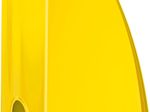 LEITZ Stehsammler WOW Polystyrol gelb , DIN A4