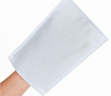 HYGOSTAR Einmal-Waschhandschuh FRESH Einheitsgröße weiß