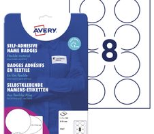 AVERY Zweckform Namensetiketten J4881-20 weiß 65,0 x 65,0 mm