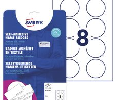 AVERY Zweckform Namensetiketten L4881-20 weiß 65,0 x 65,0 mm