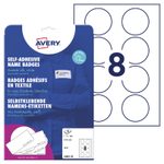 AVERY Zweckform Namensetiketten L4881-20 weiß 65,0 x 65,0 mm