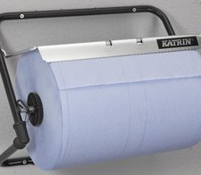 KATRIN Putzrollenhalter 1 Rolle schwarz