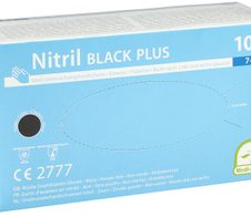 PAPSTAR Einmalhandschuhe black M schwarz