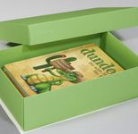 BUNTBOX Geschenkboxen L 3,6 l - 26,6 x 17,2 x 7,8 cm grün