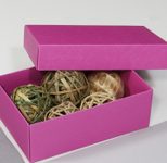 BUNTBOX Geschenkboxen M 1,1 l - 17,0 x 11,0 x 6,0 cm pink