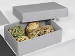 BUNTBOX Geschenkboxen M 1,1 l - 17,0 x 11,0 x 6,0 cm grau