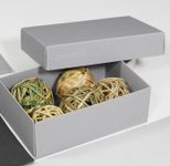 BUNTBOX Geschenkboxen M 1,1 l - 17,0 x 11,0 x 6,0 cm grau