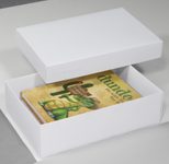 BUNTBOX Geschenkboxen L 3,6 l - 26,6 x 17,2 x 7,8 cm weiß