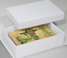 BUNTBOX Geschenkboxen L 3,6 l - 26,6 x 17,2 x 7,8 cm weiß