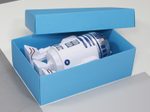 BUNTBOX Geschenkboxen XL 8,6 l - 34,0 x 22,0 x 11,5 cm blau