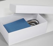 BUNTBOX Geschenkboxen XL 8,6 l - 34,0 x 22,0 x 11,5 cm weiß