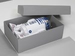 BUNTBOX Geschenkboxen XL 8,6 l - 34,0 x 22,0 x 11,5 cm grau