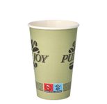 PAPSTAR PURE JOY Einweg-Kaffeebecher 8 cm 0,3 l grün