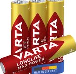 VARTA Batterien LONGLIFE Max Power Micro AAA 1.5 V
