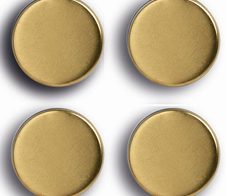 Zeller Magnete Ø 2,3 x 0,9 gold