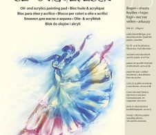 folia für Öl- und Acrylfarben Zeichenblock DIN A3 10 Blatt