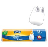 swirl® Reißfest & Dicht Müllbeutel 35,0 l weiß