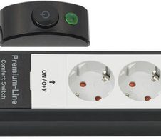 brennenstuhl Steckdosenleiste mit Fußschalter Premium-Line Comfort Switch Plus 3 m