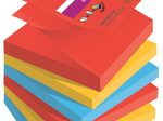 Post-it® Super Sticky Playful Haftnotizen 7,6 x 7,6 cm