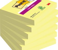 Post-it® Super Sticky Notes Haftnotizen extrastark gelb 4 Blöcke + GRATIS 2 Blöcke