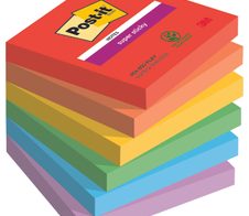 Post-it® Playful Haftnotizen 7,6 x 7,6 cm