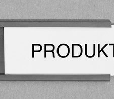 Legamaster Etikettenhalter magnetisch schwarz