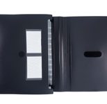 FolderSys Fächermappe DIN A4 12-Fach  schwarz