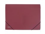 FolderSys Fächermappe DIN A4 12-Fach  bordeaux