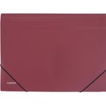 FolderSys Fächermappe DIN A4 12-Fach  bordeaux