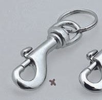 WEDO Karabinerhaken silber