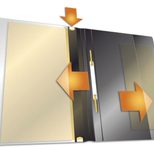 DURABLE Präsentationshefter DURAPLUS für DIN A4 überbreit hellblau