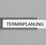 Legamaster Etikettenhalter magnetisch schwarz