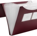 FolderSys Fächermappe DIN A4 12-Fach  bordeaux