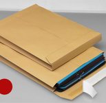 MAILmedia Faltentaschen DIN E4 braun