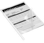 DURABLE Klemmschienen DIN A4 0.6 cm weiß