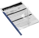 DURABLE Klemmschienen DIN A4 0.3 cm dunkelblau