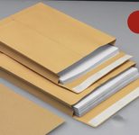 MAILmedia Faltentaschen DIN C4 braun