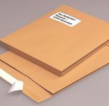 MAILmedia Faltentaschen DIN C4 braun