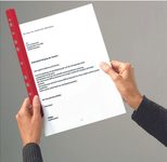 Expro Klemmschienen mit Abheftleiste DIN A4 0.3 cm rot